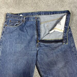 Levi's 550 Mens 44x32 Jeans Blue Denim Relaxed Fit Straight Leg